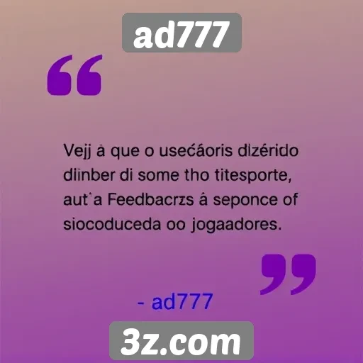 feedback de usuários sobre o suporte do site ad777