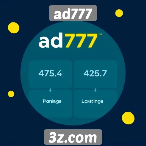 Características principais do site ad777